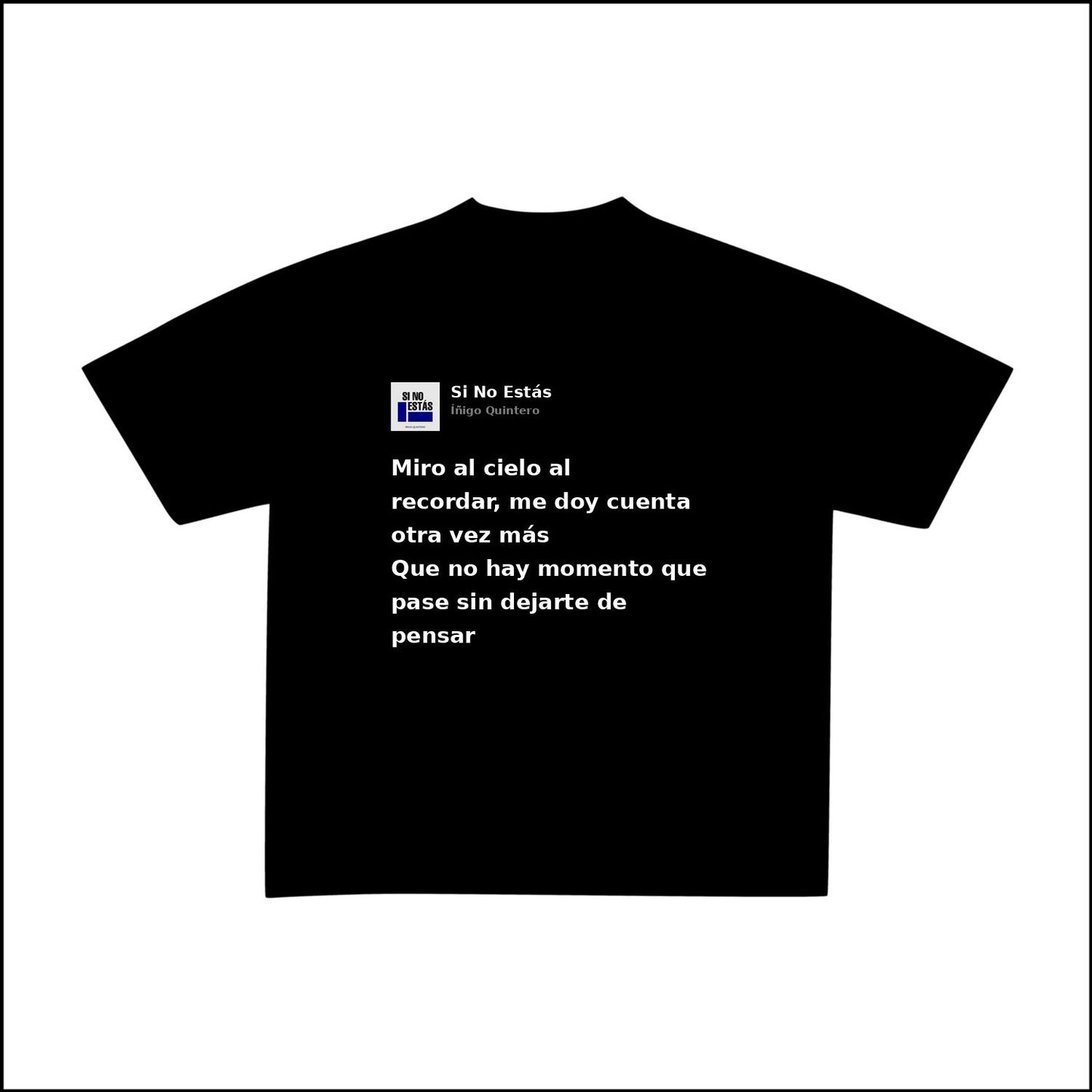 SI NO ESTÁS - IÑIGO QUINTERO