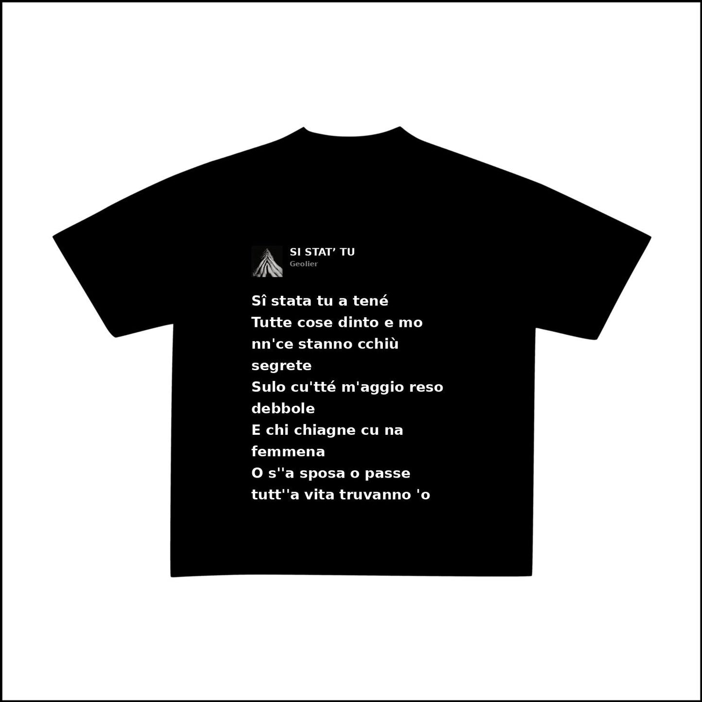 SI STAT’ TU - GEOLIER