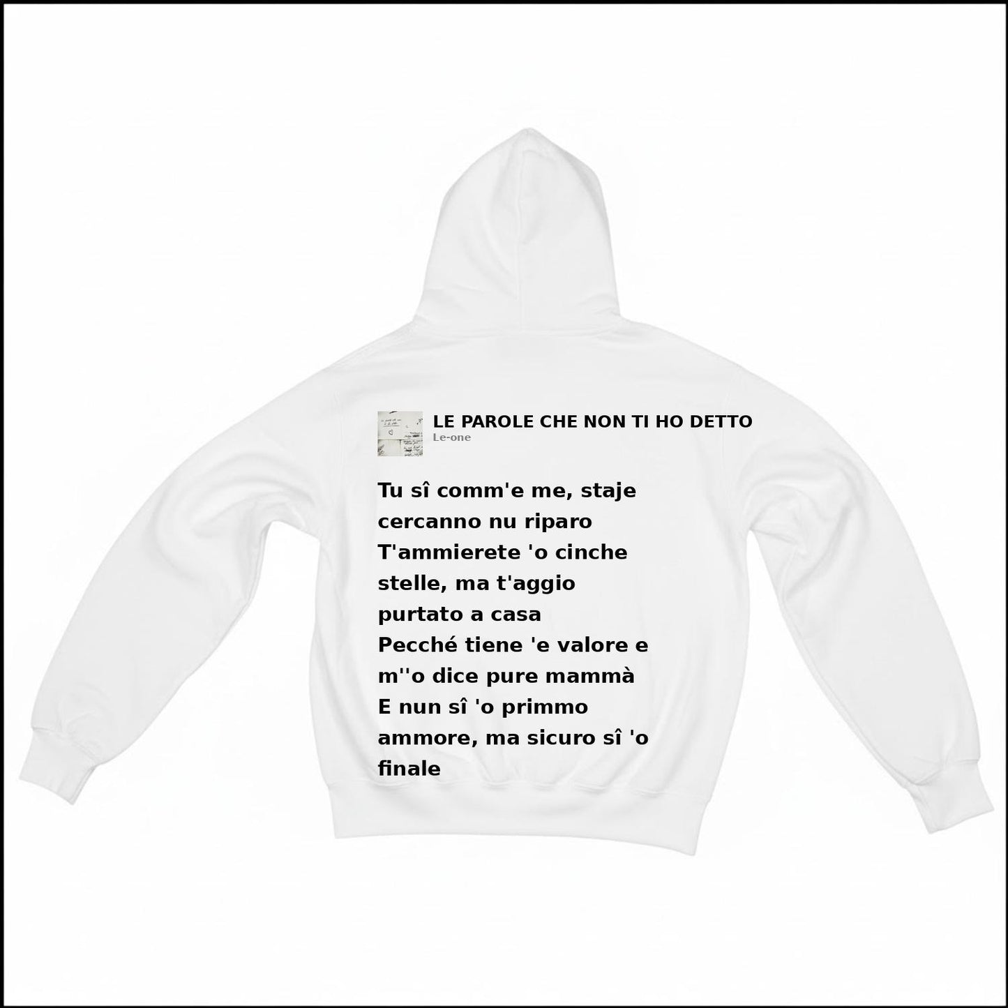 LE PAROLE CHE NON TI HO DETTO - LE-ONE