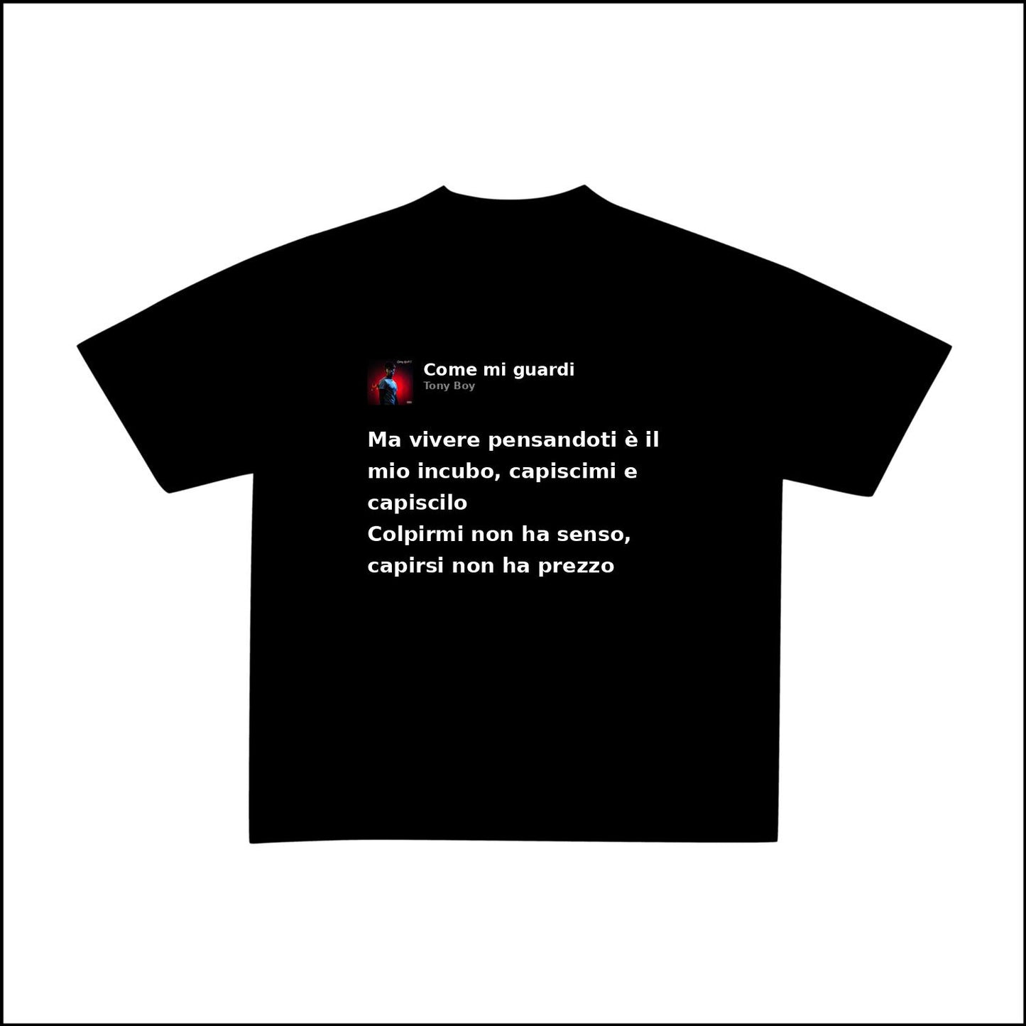 COME MI GUARDI - TONY BOY