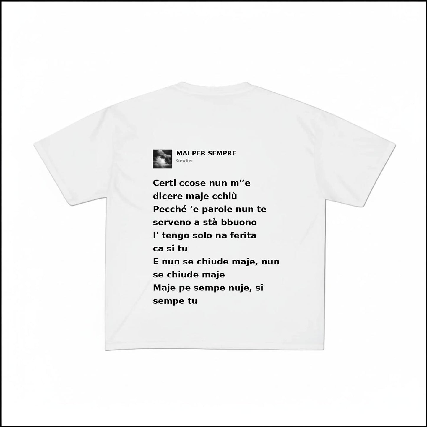 MAI PER SEMPRE - GEOLIER