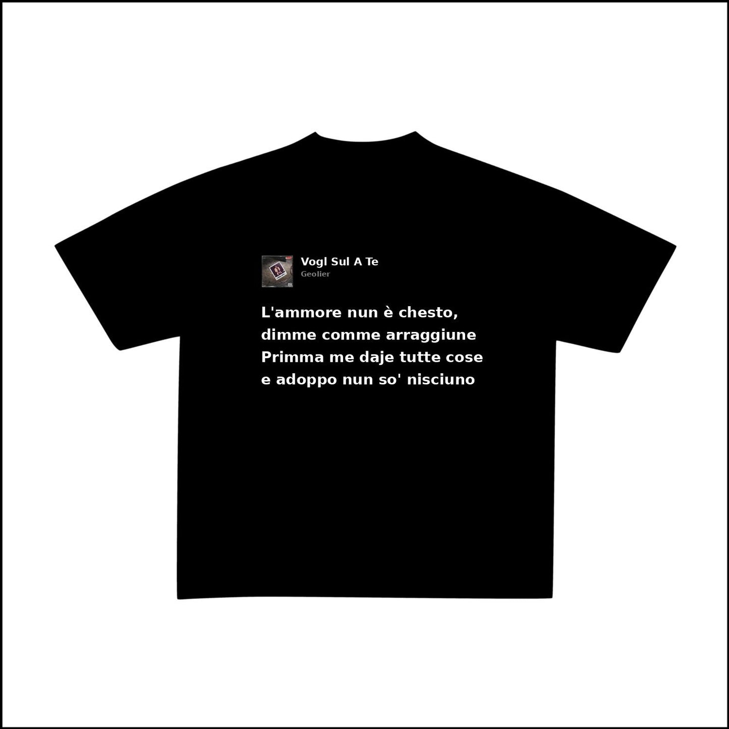 VOGL SUL A TE - GEOLIER