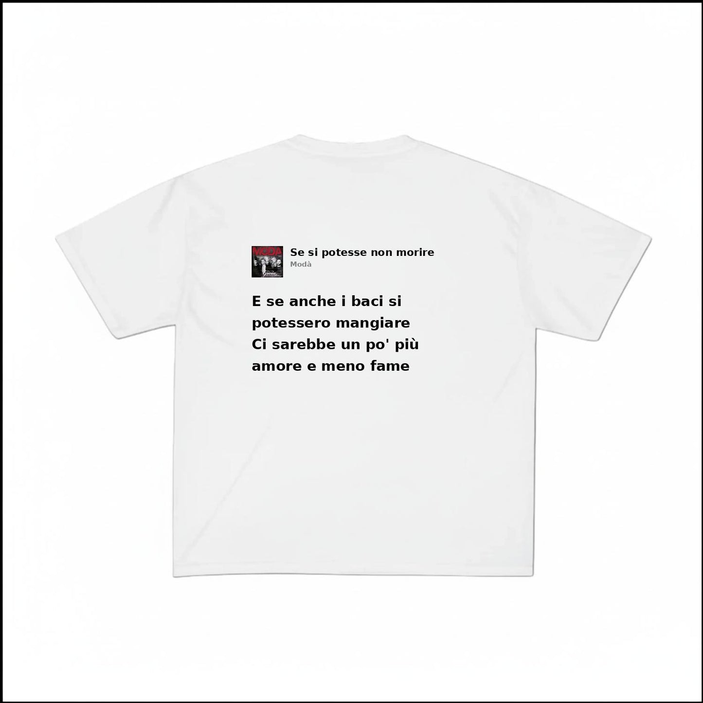 SE SI POTESSE NON MORIRE - MODÀ